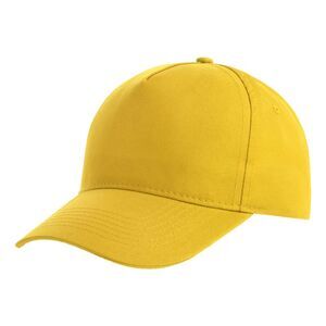 Atlantis Childrens/Kids Recy Five 5 Panel Recycled Baseball Cap / Yellow